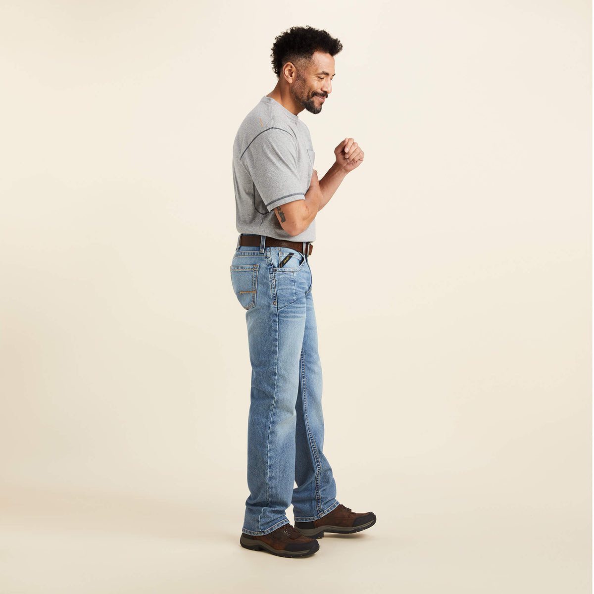 Ariat Exclusive Rebar M5 Straight DuraStretch Edge Straight Leg Jean