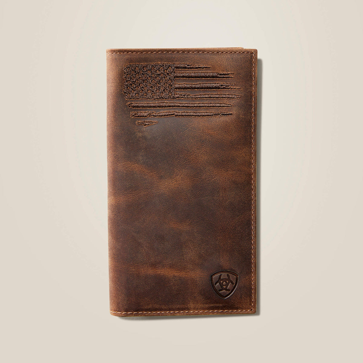 Ariat Popular Rodeo Wallet Patriot Flag Embroidery