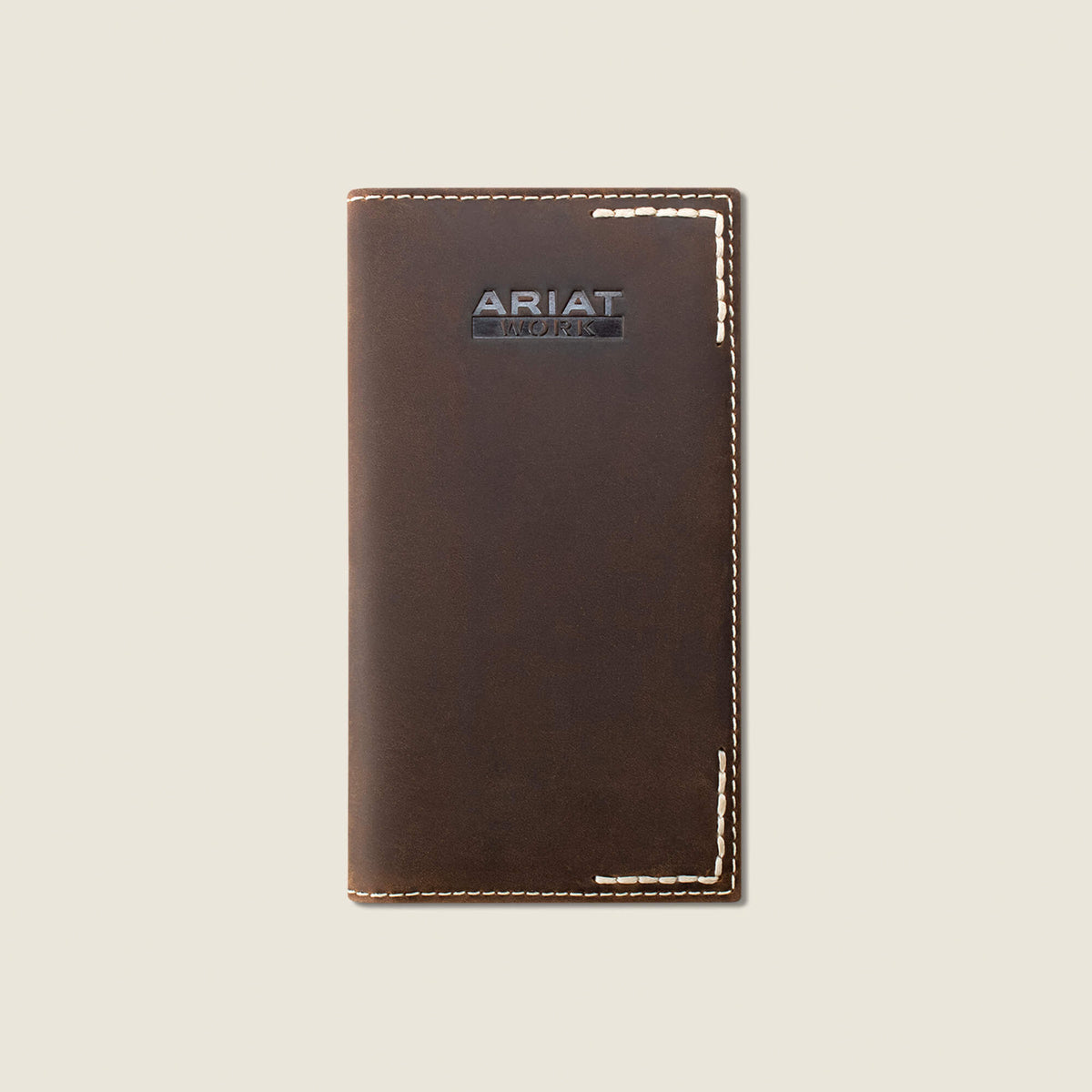 Ariat Premium Thick Stitch Checkbook Wallet