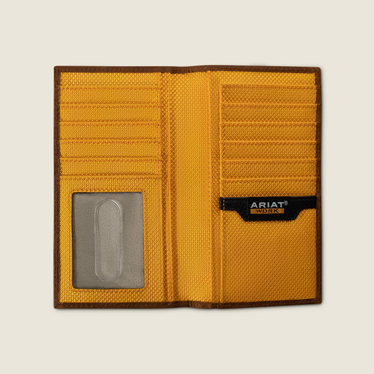 Ariat Premium Thick Stitch Checkbook Wallet