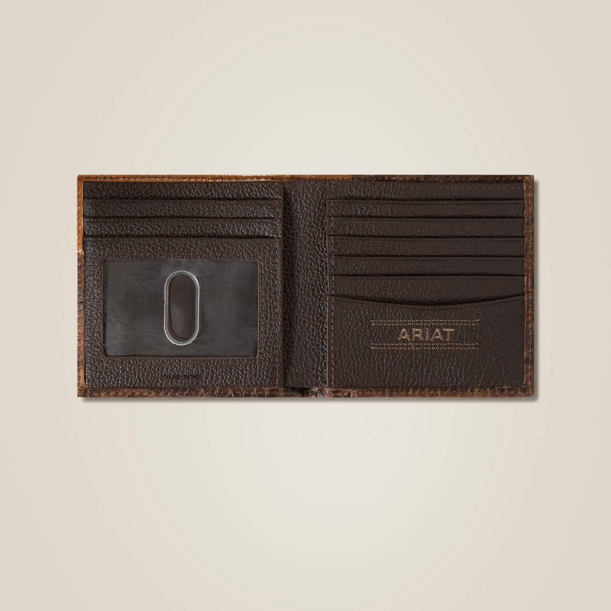 Ariat Quality Alligator Bifold Wallet
