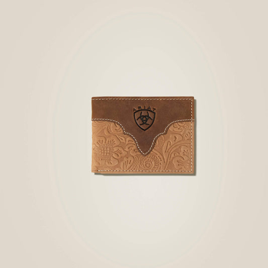 Ariat Exclusive Tooled Leather Bifold Wallet