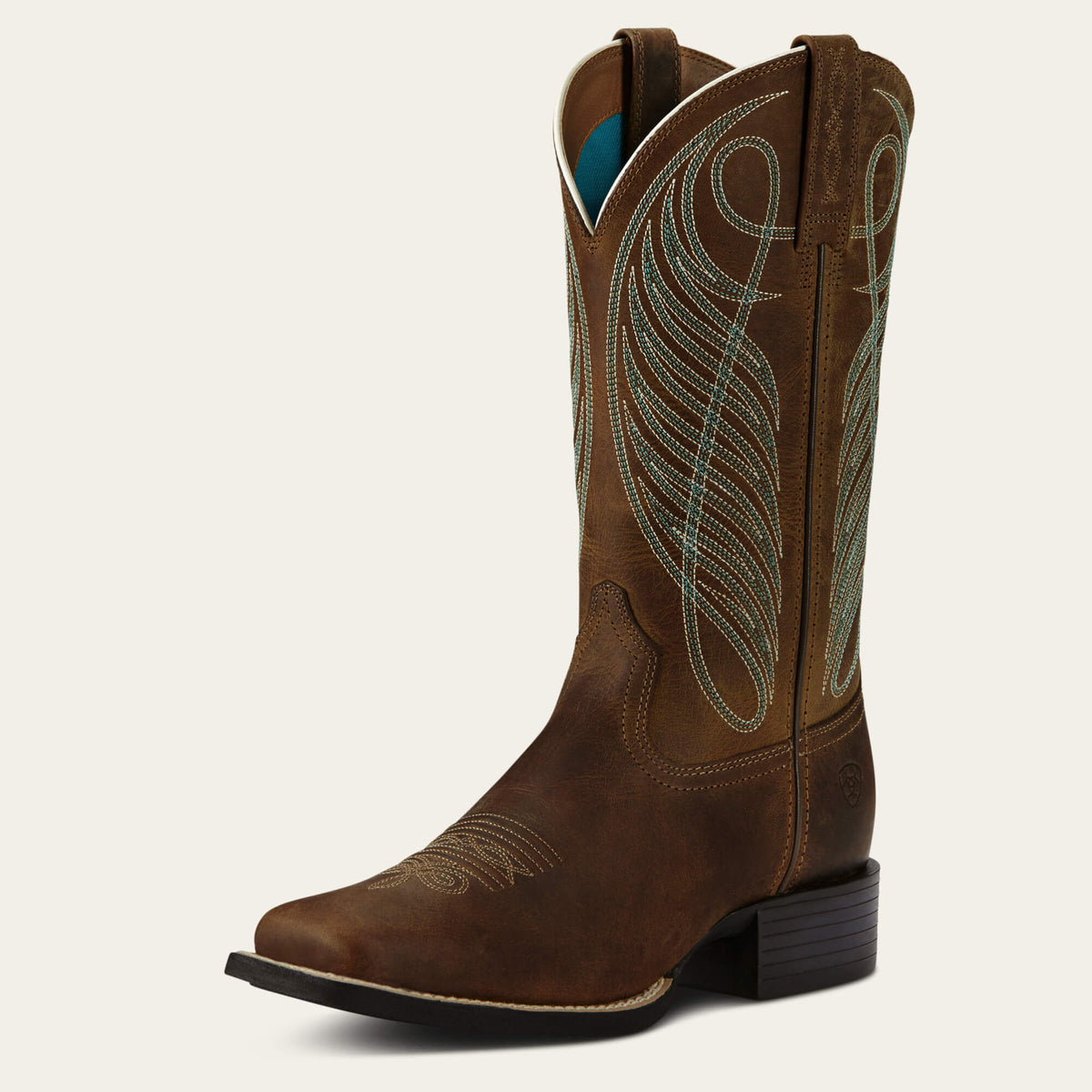 Ariat Signature Round Up Wide Square Toe Western Boot
