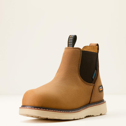 Ariat Featured Rebar Wedge Chelsea Waterproof Composite Toe Work Boot