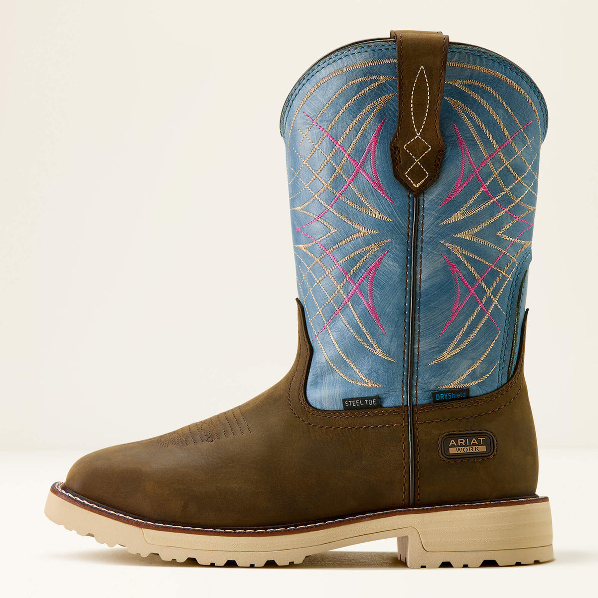 Ariat Essential Activator Waterproof Wide Square Toe Steel Toe Work Boot