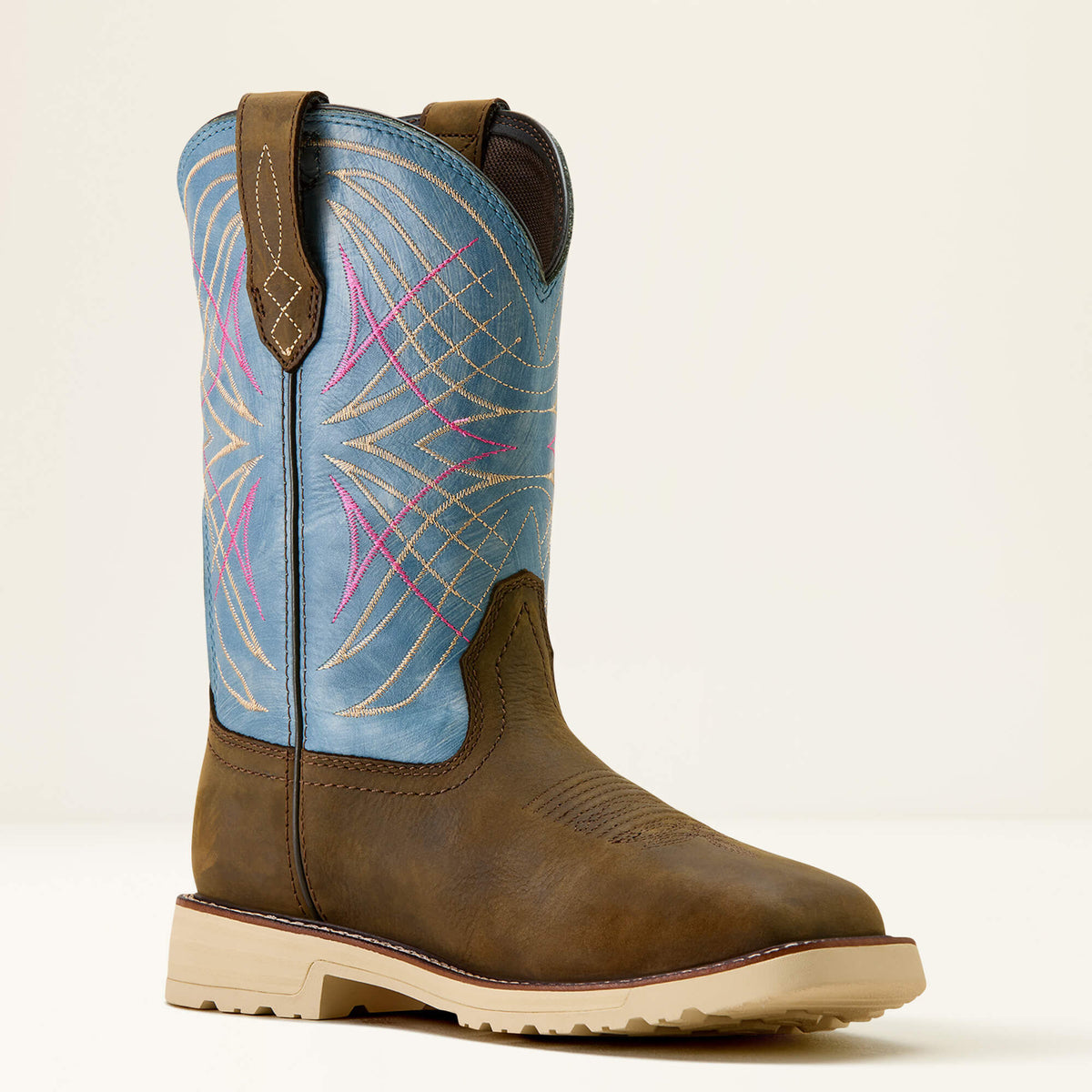Ariat Essential Activator Waterproof Wide Square Toe Steel Toe Work Boot