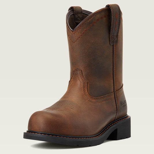 Ariat New Fatbaby Work Pull-On Steel Toe Work Boot