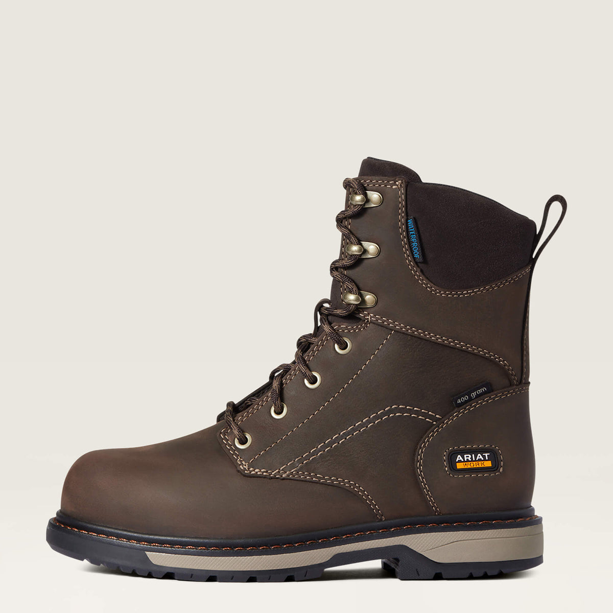 Ariat Classic Riveter 8" CSA Glacier Grip Waterproof 400g Composite Toe Work Boot