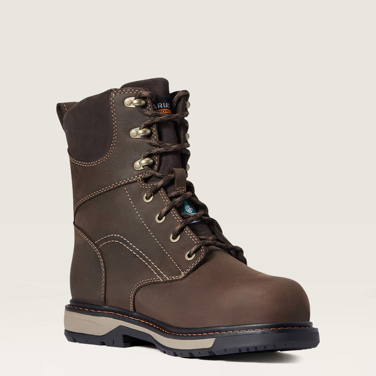 Ariat Classic Riveter 8" CSA Glacier Grip Waterproof 400g Composite Toe Work Boot
