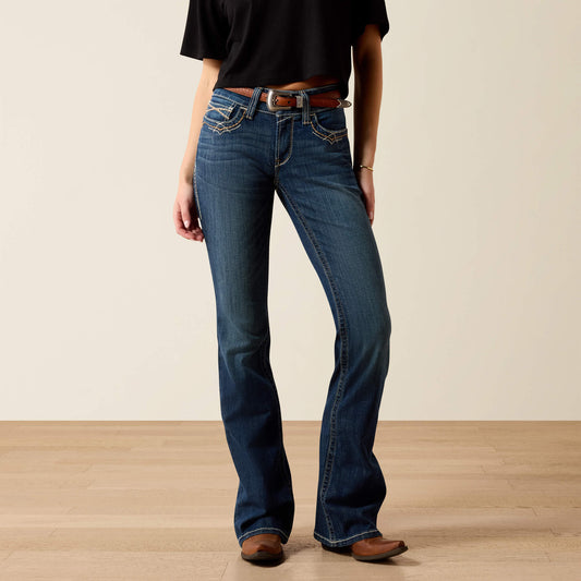 Ariat Deals Mid Rise Entwined Festival Boot Cut Jeans