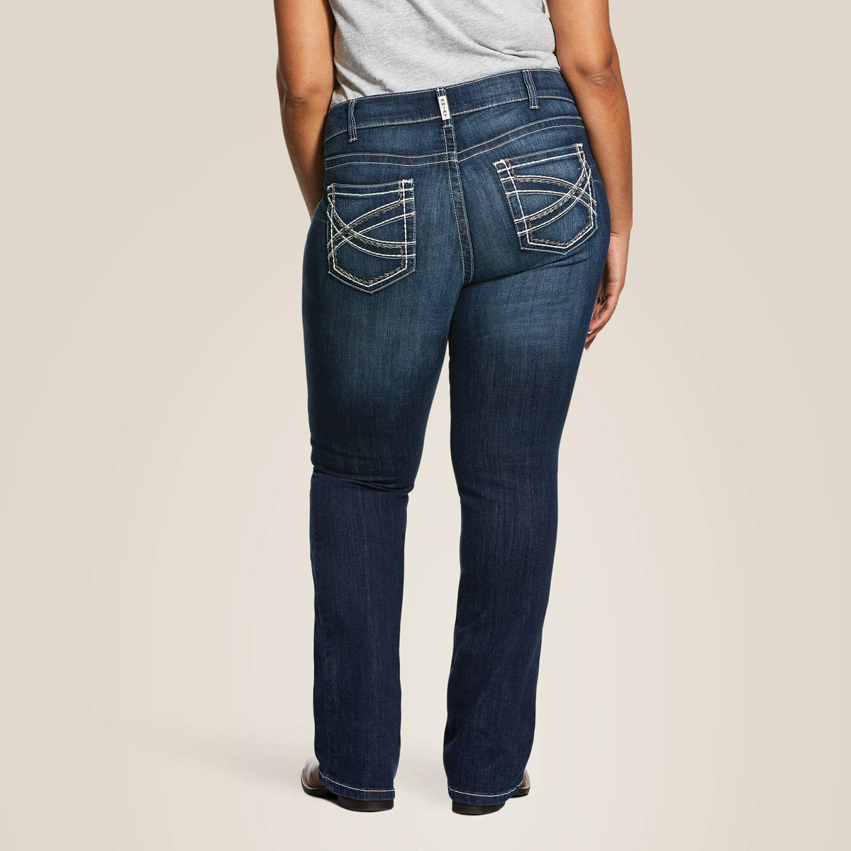 Ariat Premium R.E.A.L. Mid Rise Stretch Entwined Boot Cut Jean