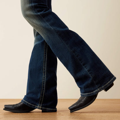 Ariat Premium R.E.A.L. Mid Rise Stretch Entwined Boot Cut Jean