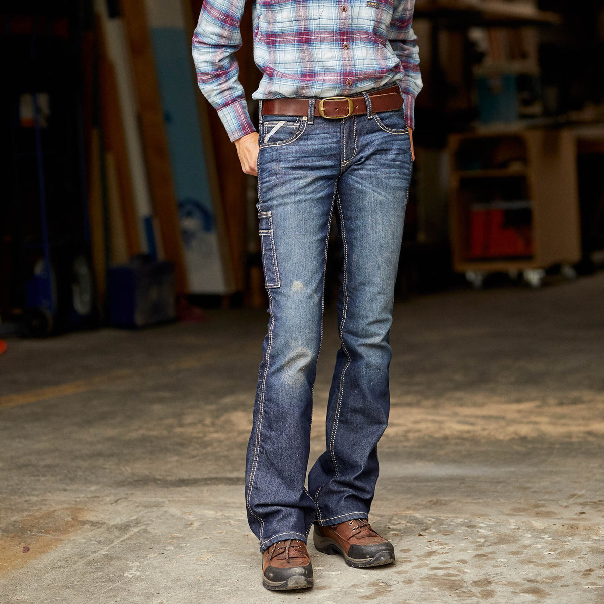 Ariat New Rebar MR DuraStretch Riveter Straight Jean