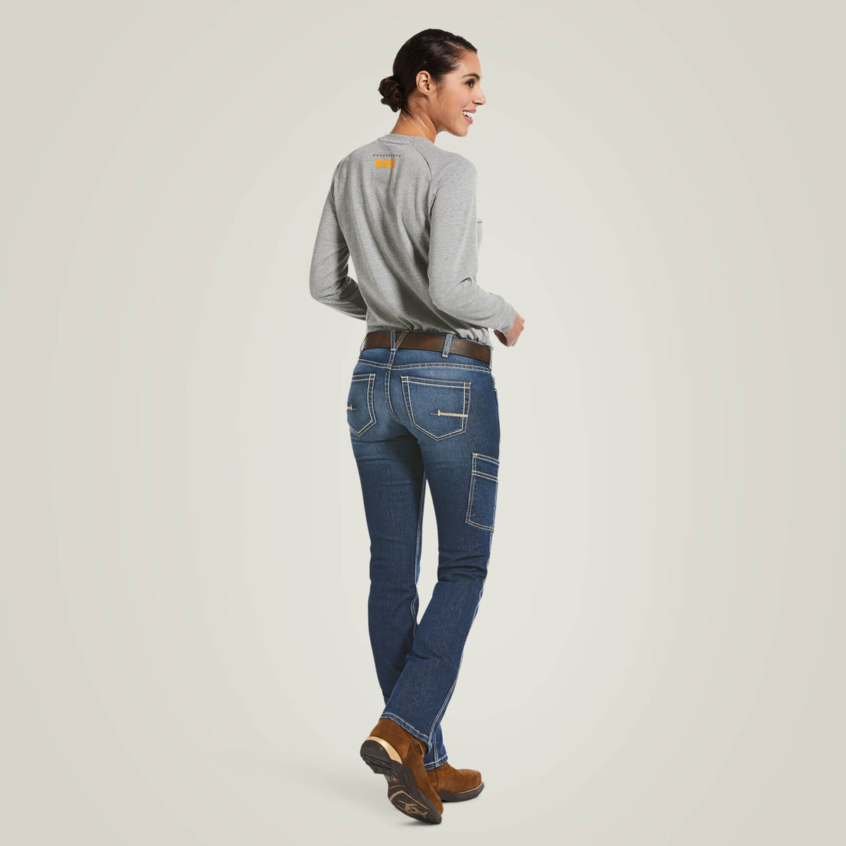Ariat New Rebar MR DuraStretch Riveter Straight Jean