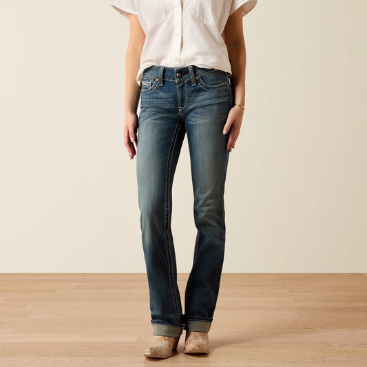 Ariat Customer Favorite Mid Rise Icon Straight Leg Jean