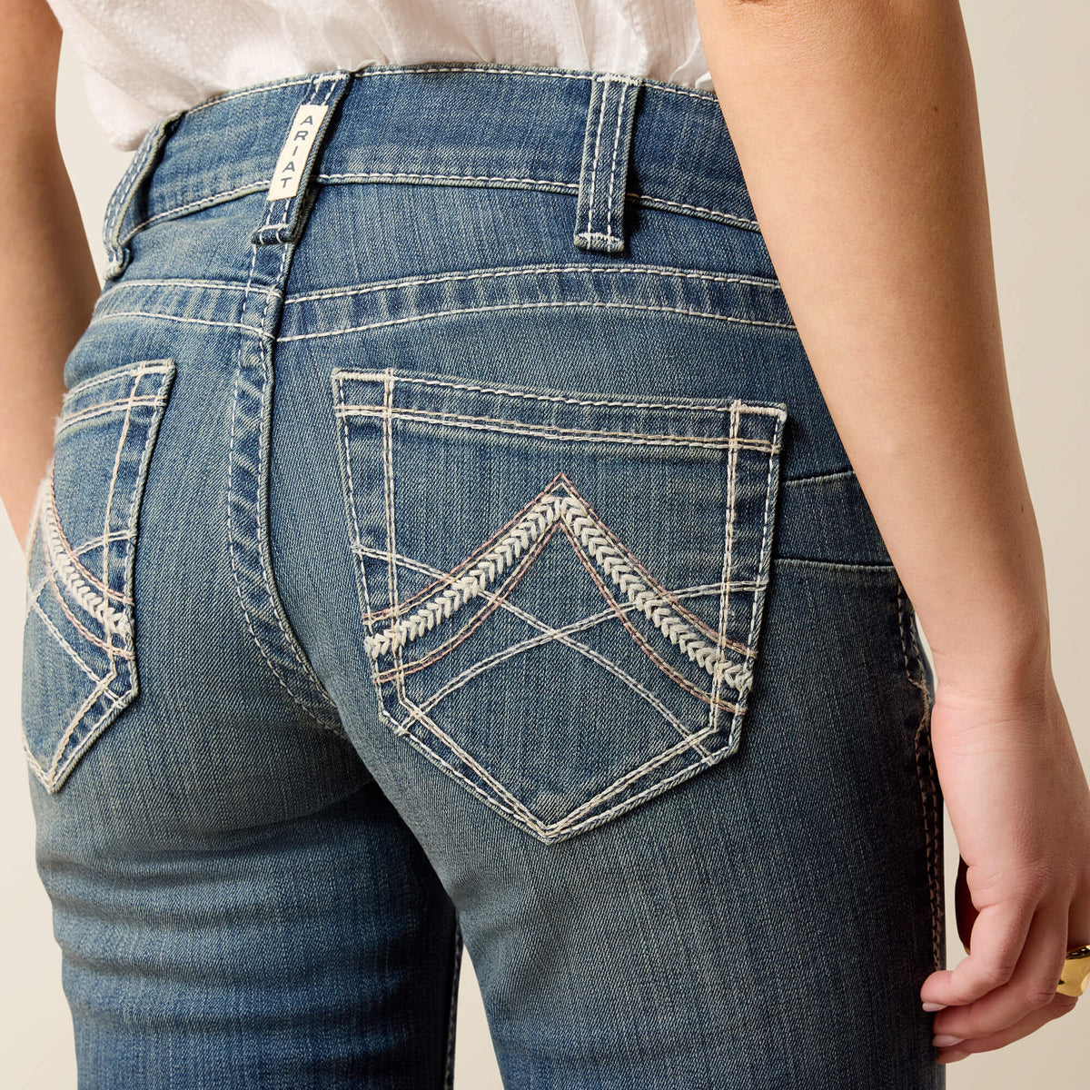 Ariat Customer Favorite Mid Rise Icon Straight Leg Jean