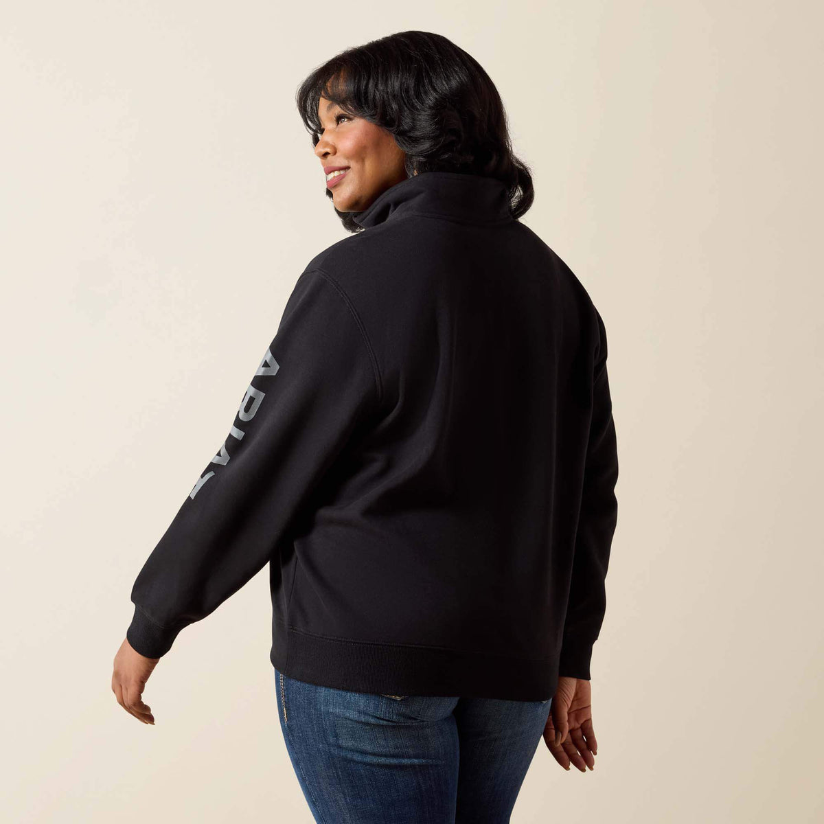 Ariat Quality Foundation Logo 1/2 Zip Sweatshirt