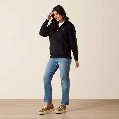 Ariat Quality Foundation Logo 1/2 Zip Sweatshirt