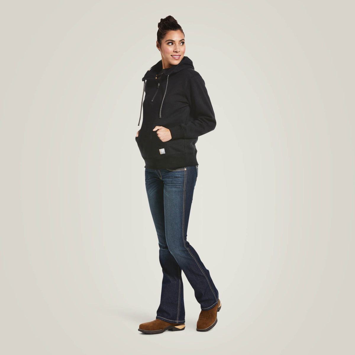 Ariat Value Rebar Skill Set 1/2 Zip Hoodie