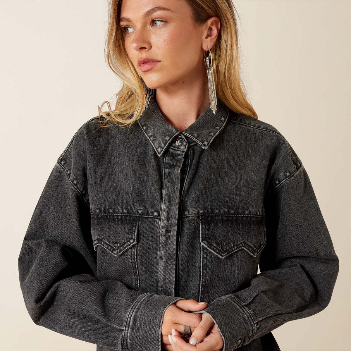 Ariat Popular Lux Oversized Denim Jacket