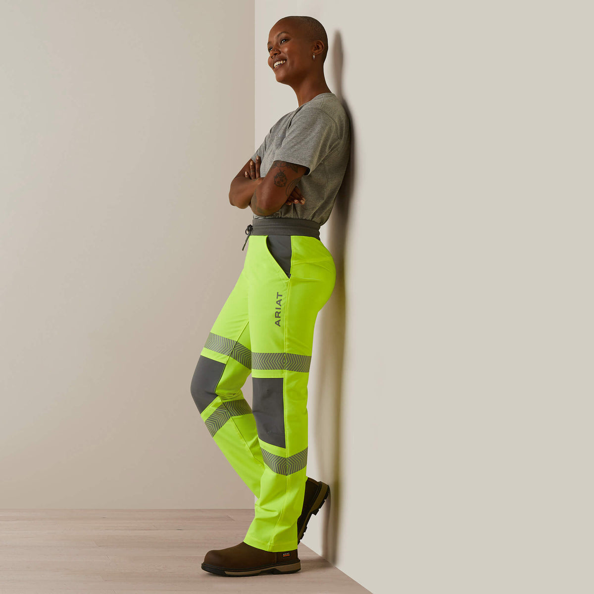 Ariat Essential Rebar Perfect Rise Hi-Vis Pull-On DuraStretch Slim Leg Pants