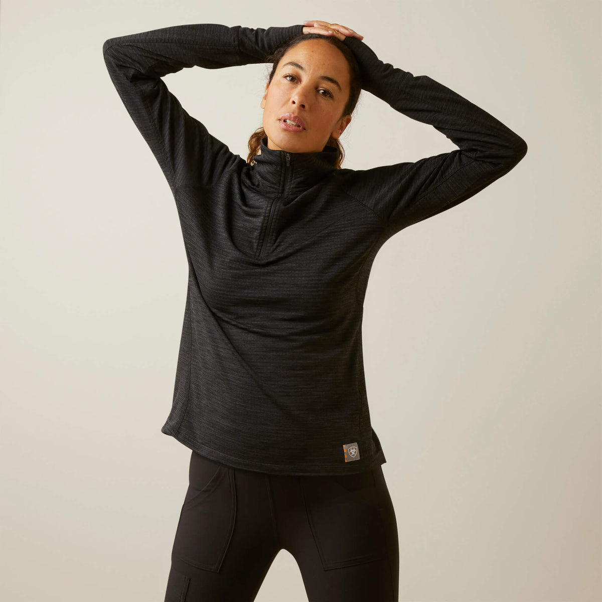 Ariat Quality Rebar Gridwork 1/4 Zip Baselayer