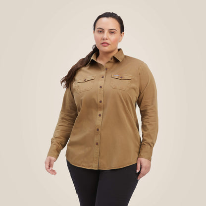 Ariat Hot Sale Rebar Washed Twill Work Shirt