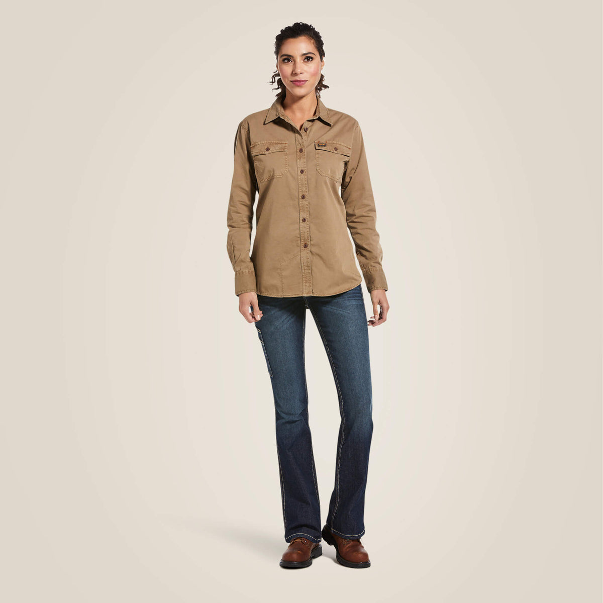 Ariat Hot Sale Rebar Washed Twill Work Shirt