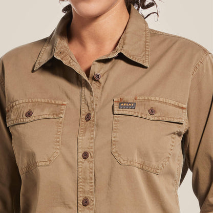 Ariat Hot Sale Rebar Washed Twill Work Shirt
