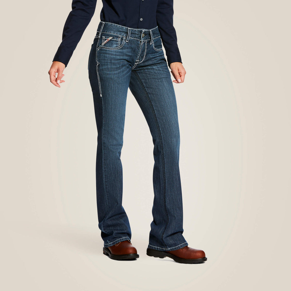 Ariat Best Seller FR Stretch DuraLight Ella Boot Cut Jean
