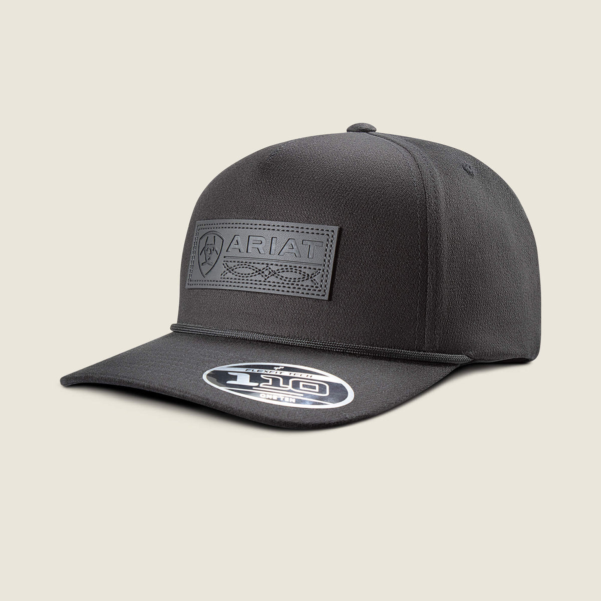 Ariat Signature Boot Stitch Faux Leather Patch Cap