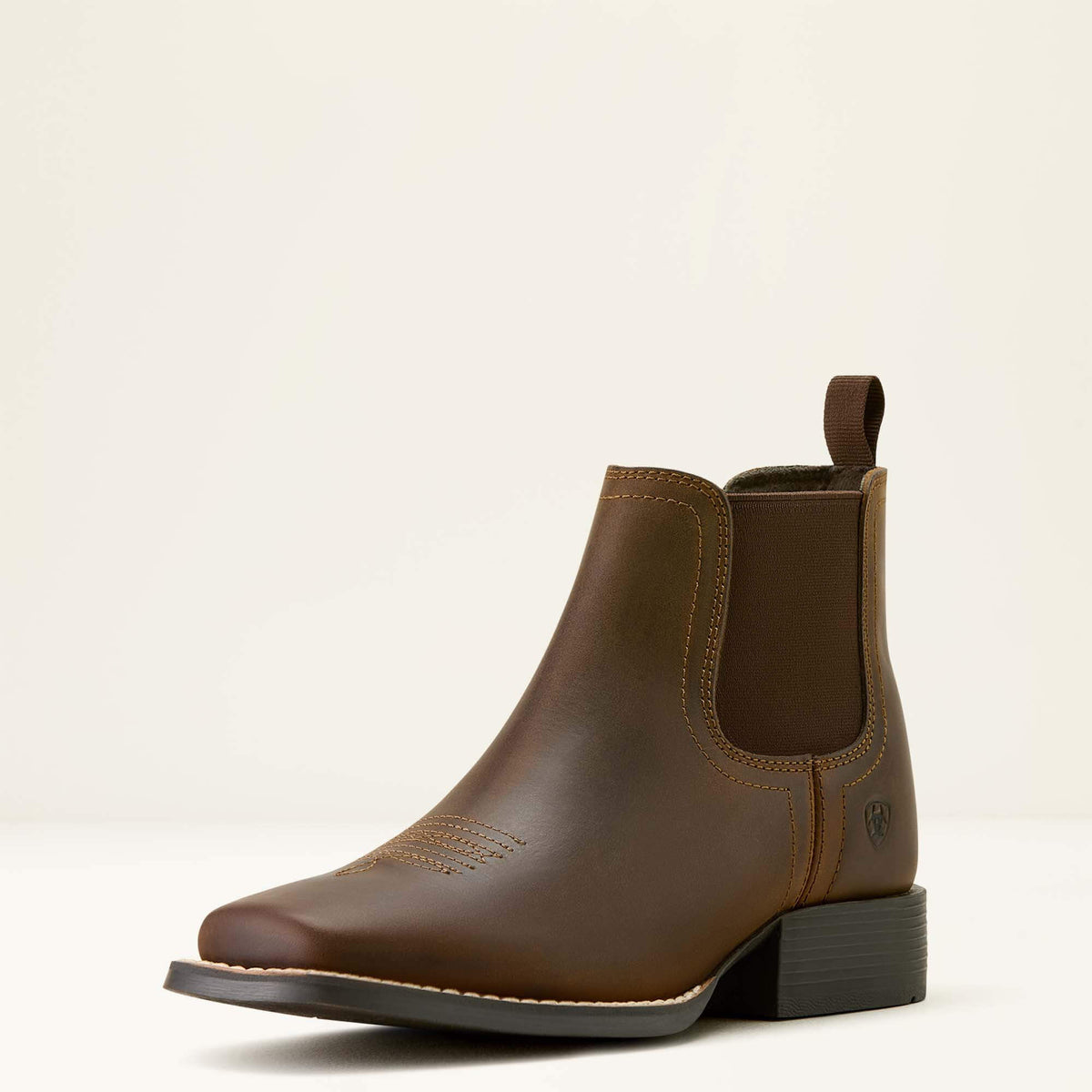 Ariat Popular Booker Chelsea Wide Square Toe Western Boot
