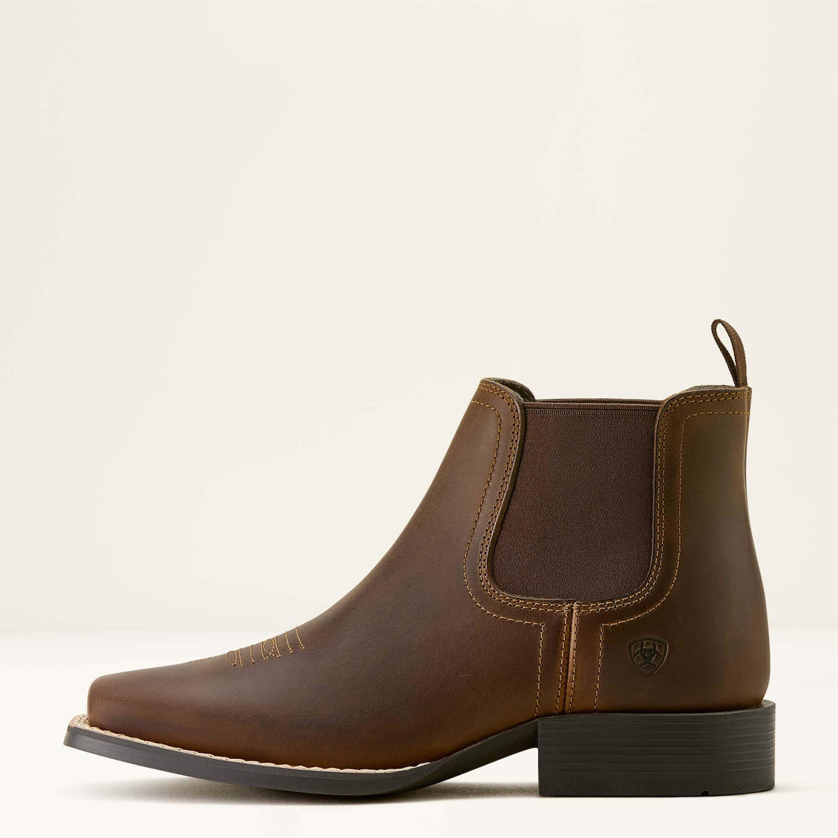 Ariat Popular Booker Chelsea Wide Square Toe Western Boot
