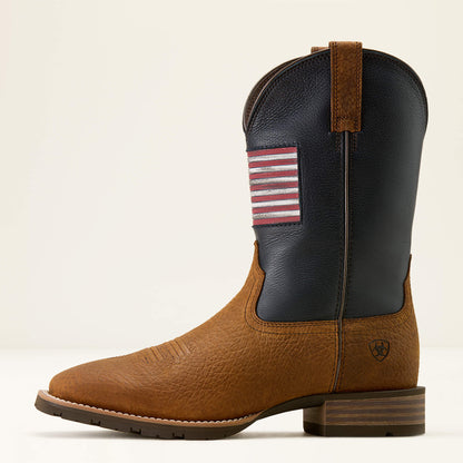 Ariat Hot Sale Hybrid Rancher Patriot Wide Square Toe Cowboy Boot