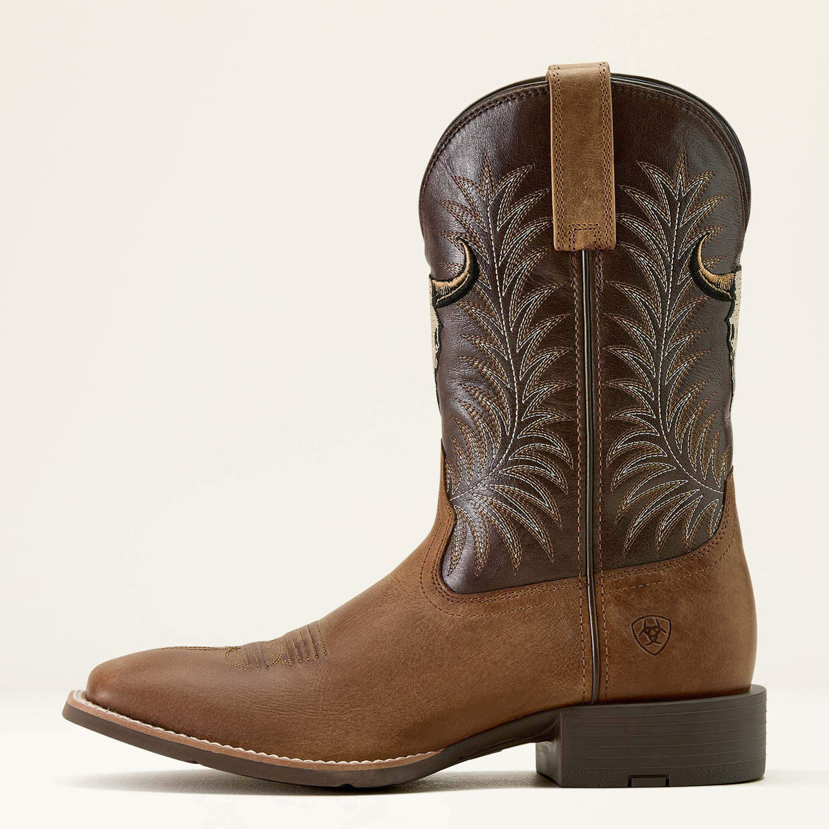 Ariat Everyday Sport Steer Skull Wide Square Toe Cowboy Boot