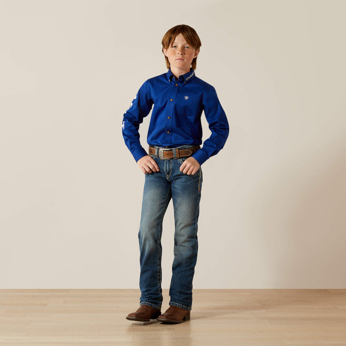 Ariat Featured Team Logo Twill Classic Fit Shirt
