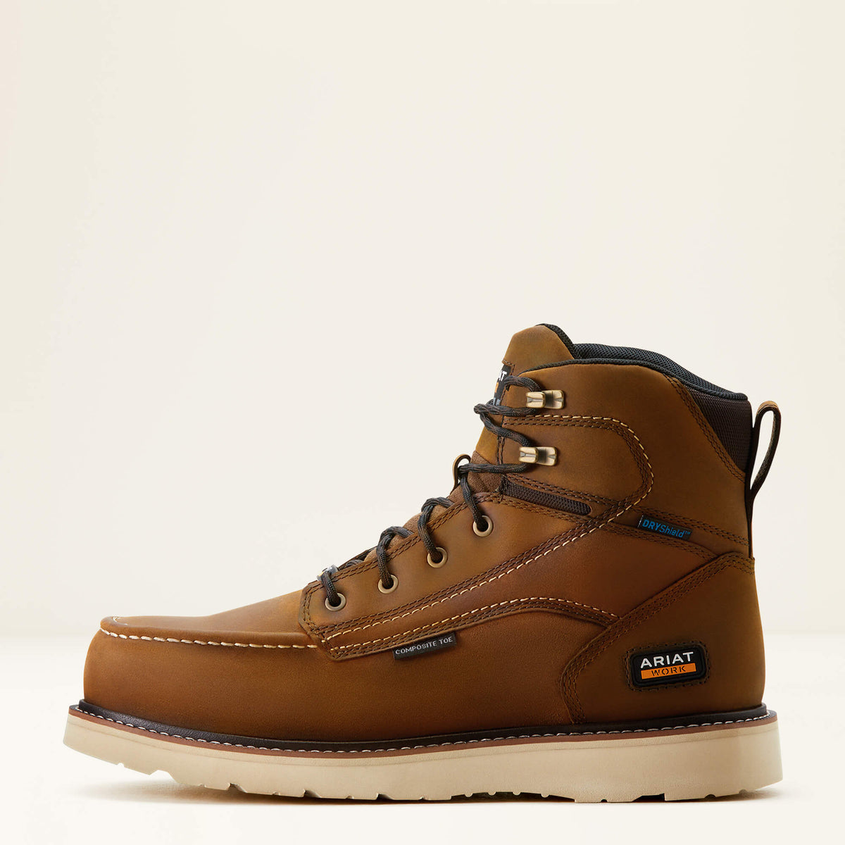 Ariat Smart Buy Rebar Wedge Moc Toe 6" Waterproof Composite Toe Work Boot