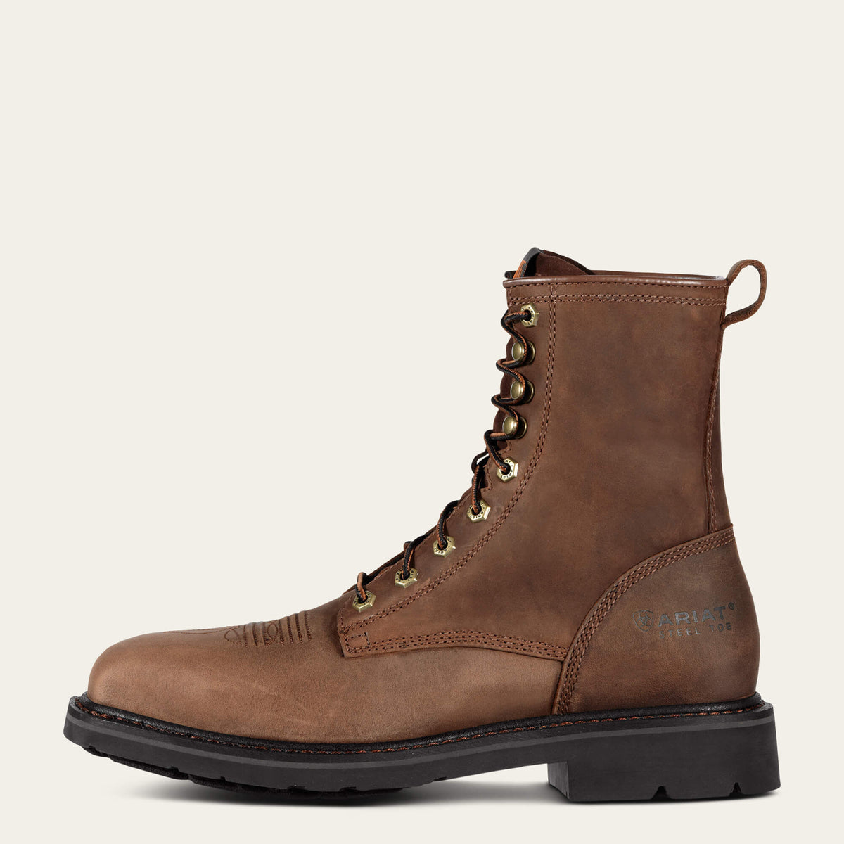Ariat Signature Cascade 8" Wide Square Toe Steel Toe Work Boot