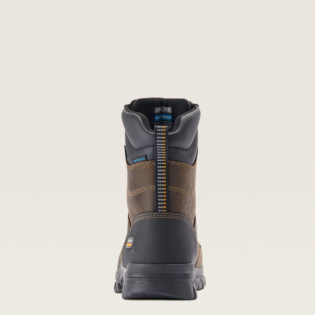 Ariat Latest Treadfast 8" Waterproof Steel Toe Work Boot