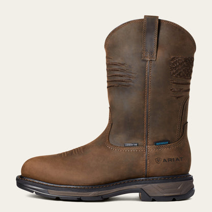 Ariat Value WorkHog XT Patriot Waterproof Carbon Toe Work Boot