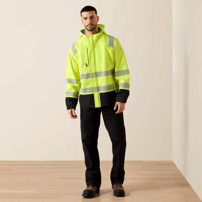 Ariat Featured FR Hi-Vis Hooded Waterproof Jacket