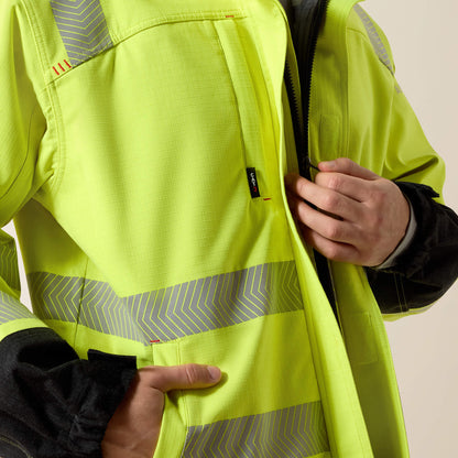Ariat Featured FR Hi-Vis Hooded Waterproof Jacket