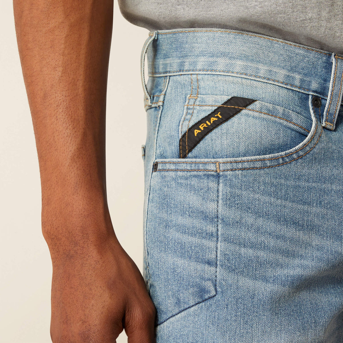 Ariat Everyday Rebar M4 Relaxed DuraStretch Basic Stackable Straight Leg Jean