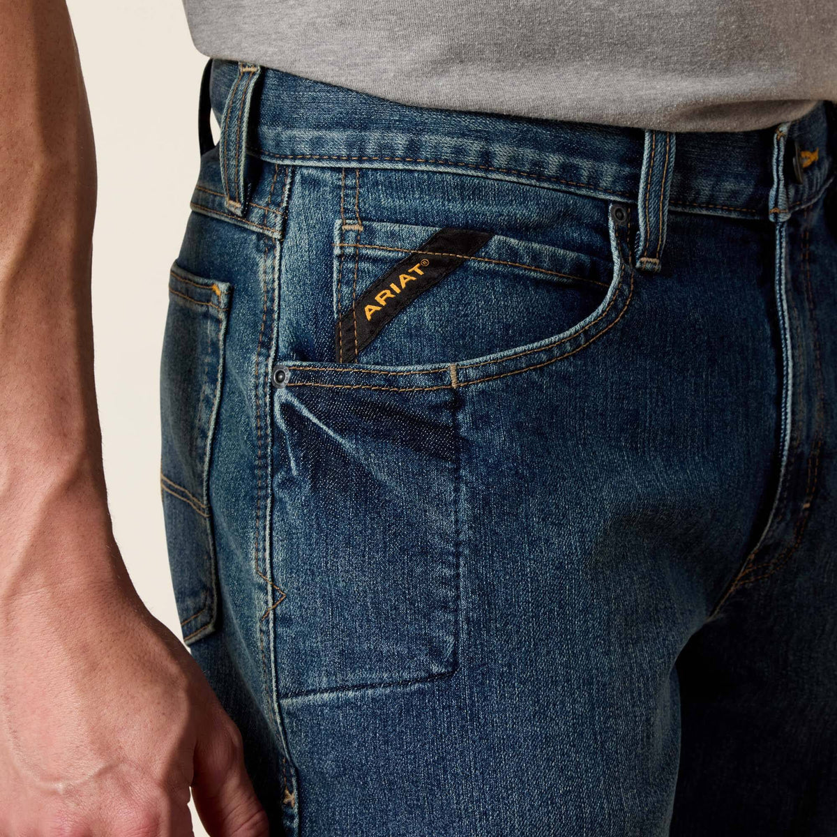 Ariat Trending Rebar M3 Loose DuraStretch Basic Stackable Straight Leg Jean