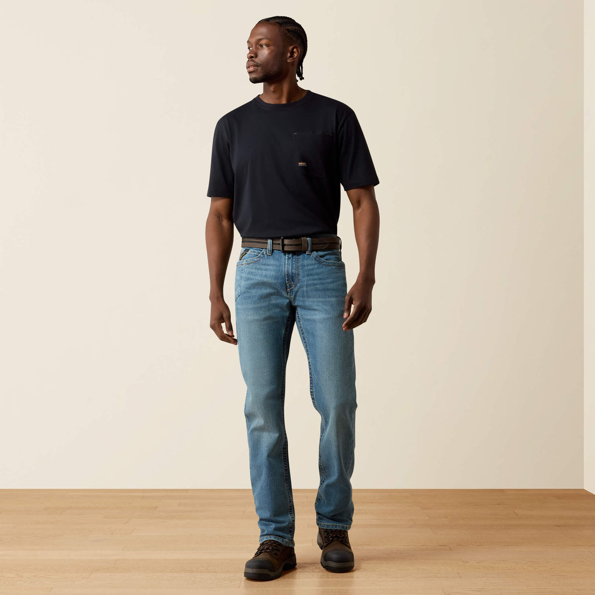 Ariat Great Value Rebar M7 Slim Rail DuraStretch Straight Leg Jeans
