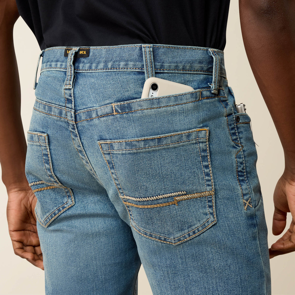 Ariat Great Value Rebar M7 Slim Rail DuraStretch Straight Leg Jeans