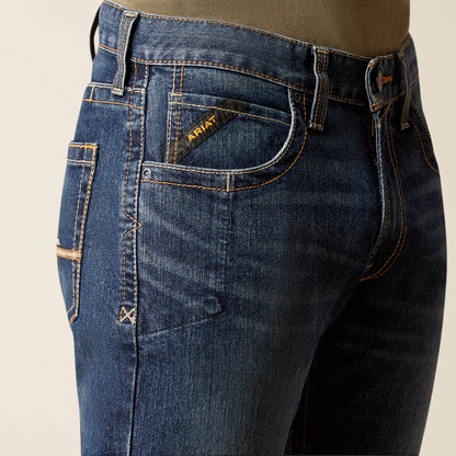 Ariat Everyday Rebar M5 Straight Rail DuraStretch Straight Leg Jeans