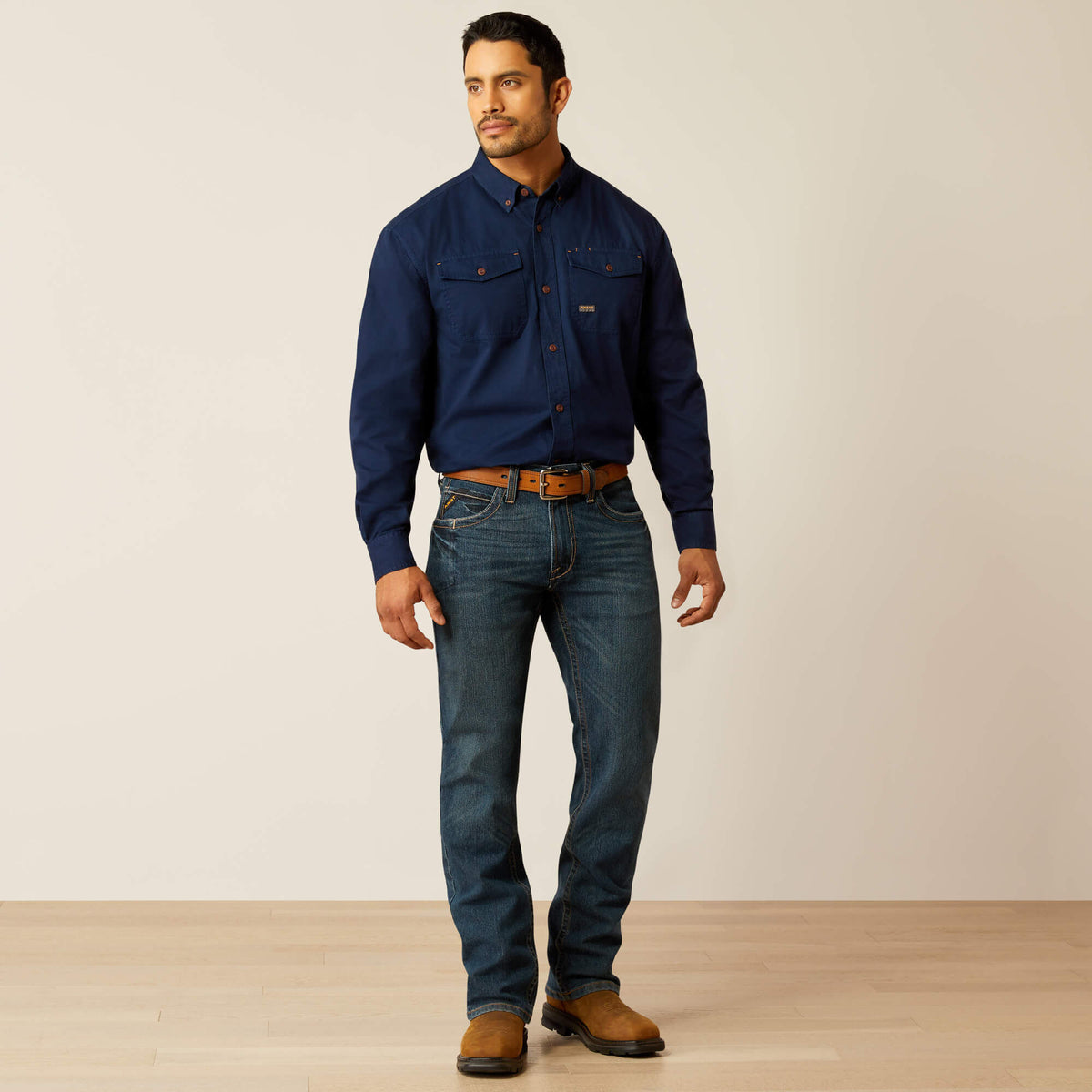Ariat Value Rebar Washed Twill Work Shirt