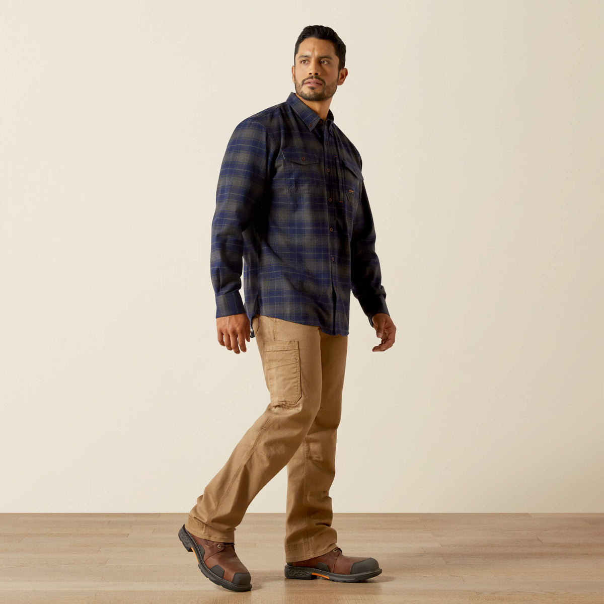 Ariat Exclusive Rebar Flannel DuraStretch Work Shirt