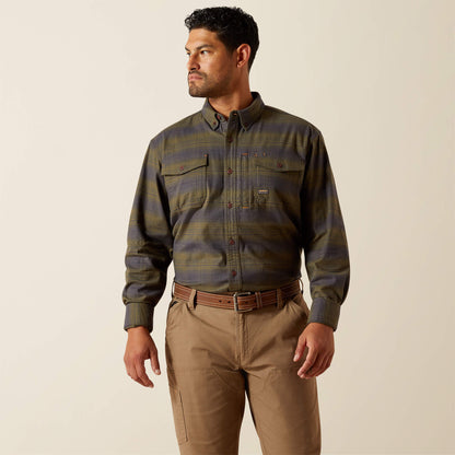 Ariat Best Price Rebar Flannel DuraStretch Work Shirt